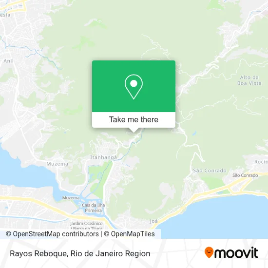 Rayos Reboque map