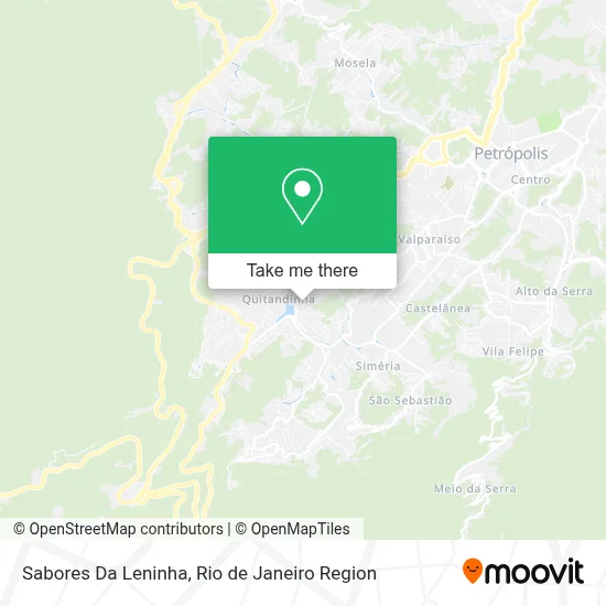 Sabores Da Leninha map