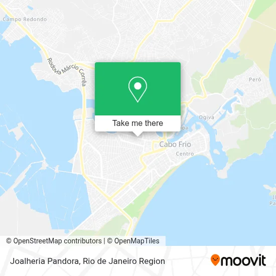 Joalheria Pandora map