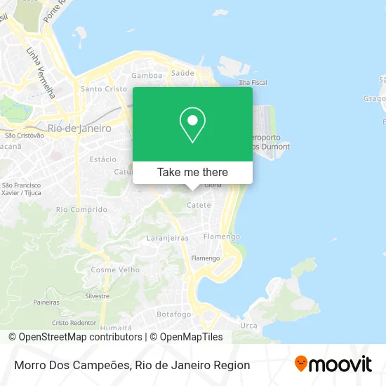 Morro Dos Campeões map