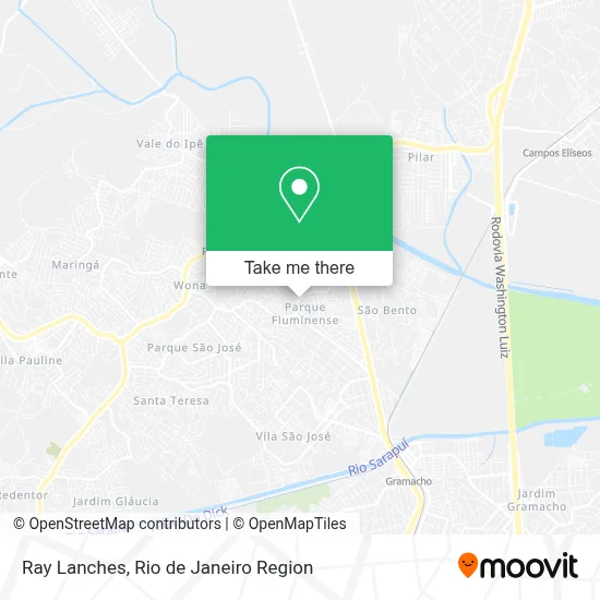 Ray Lanches map