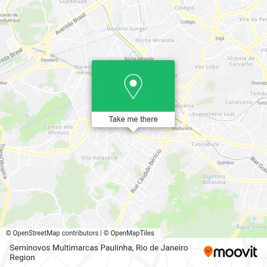 Seminovos Multimarcas Paulinha map