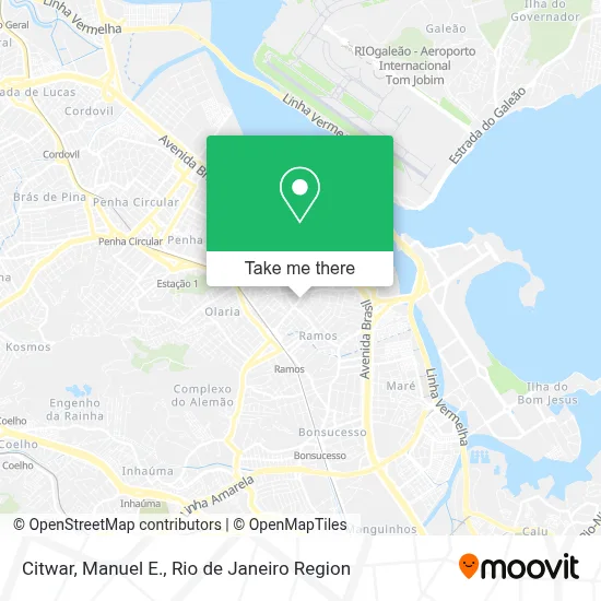 Citwar, Manuel E. map