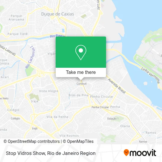 Stop Vidros Show map