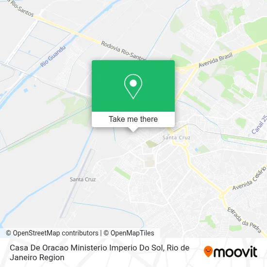 Casa De Oracao Ministerio Imperio Do Sol map