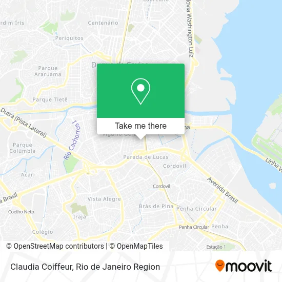 Claudia Coiffeur map