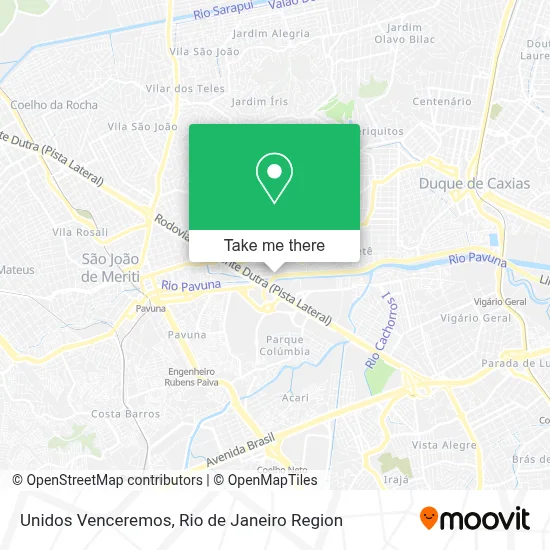 Unidos Venceremos map