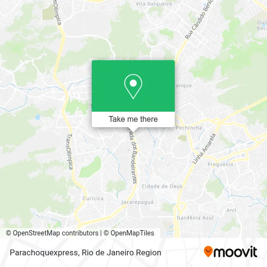 Parachoquexpress map