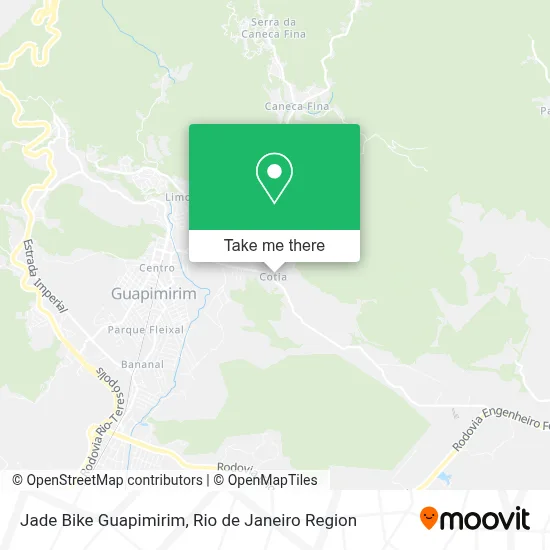 Jade Bike Guapimirim map