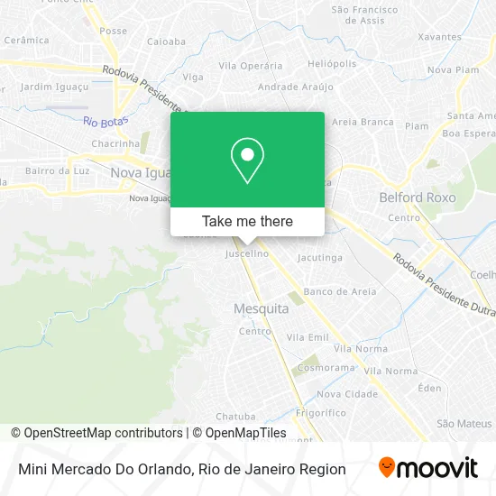 Mini Mercado  Do Orlando map