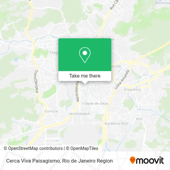 Cerca Viva Paisagismo map