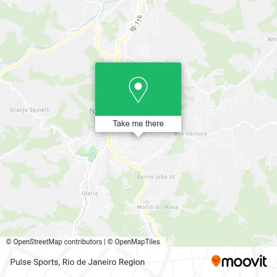 Pulse Sports map