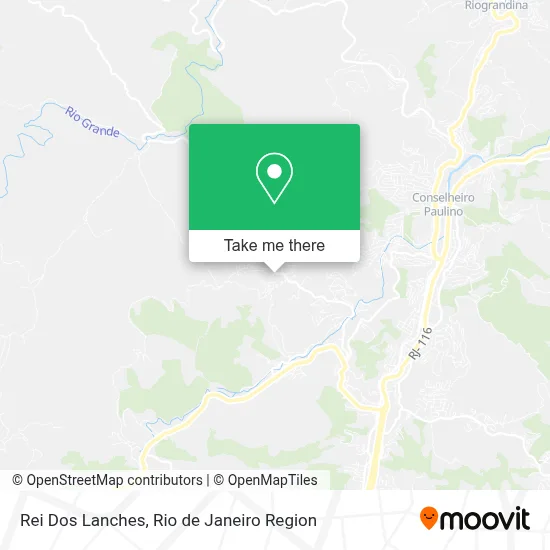 Rei Dos Lanches map