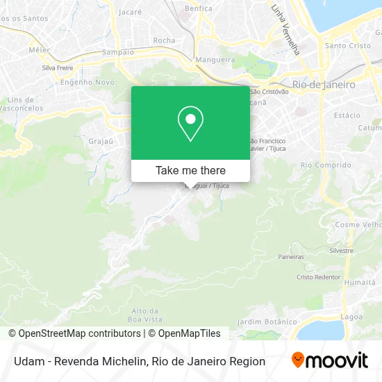 Udam - Revenda Michelin map