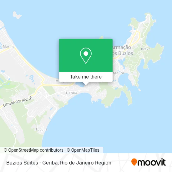 Buzios Suites - Geribá map