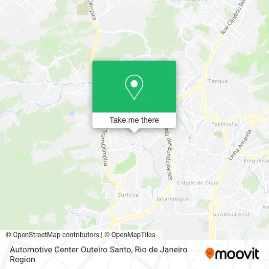 Automotive Center Outeiro Santo map