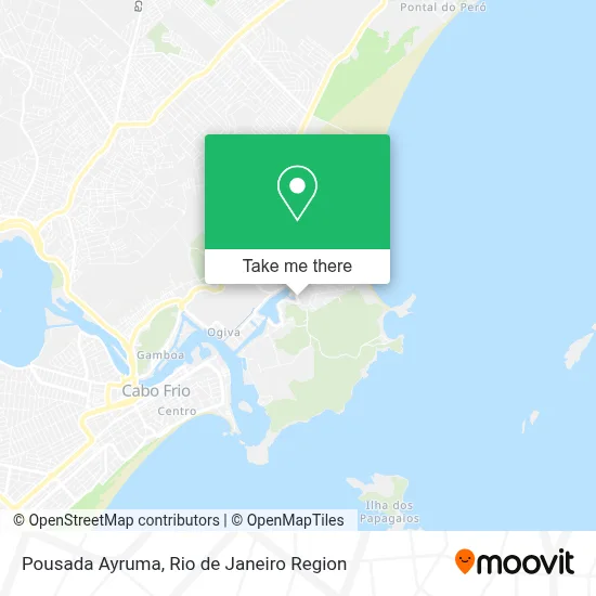 Pousada Ayruma map