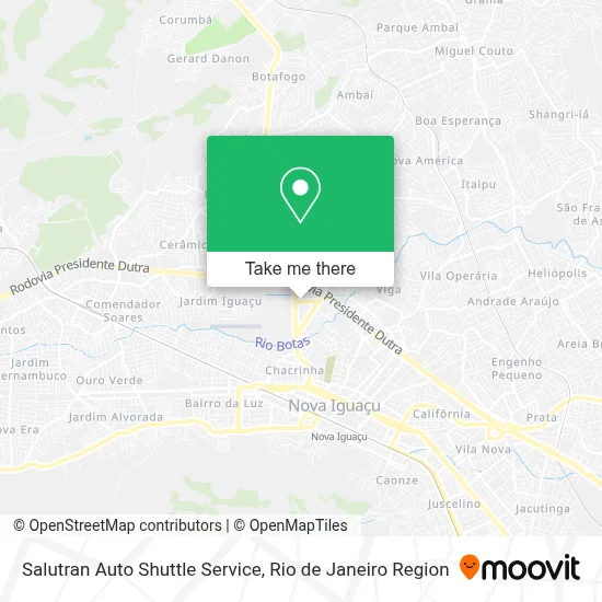 Salutran Auto Shuttle Service map