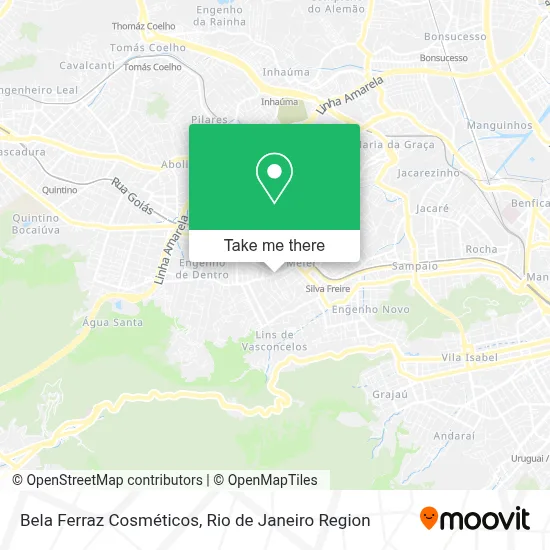 Bela Ferraz Cosméticos map