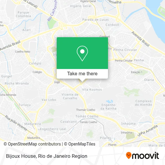 Bijoux House map