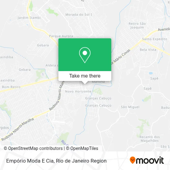 Empório Moda E Cia map