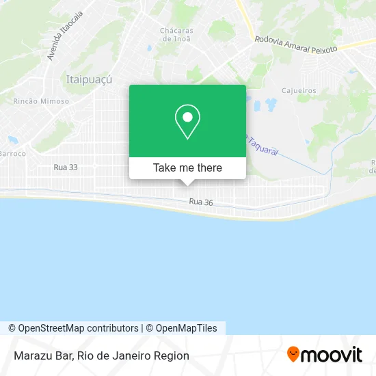 Marazu Bar map