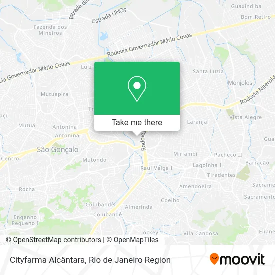 Cityfarma Alcântara map