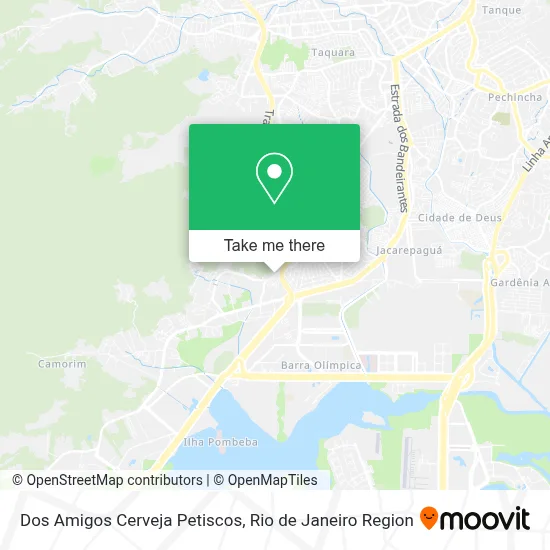 Dos Amigos Cerveja Petiscos map