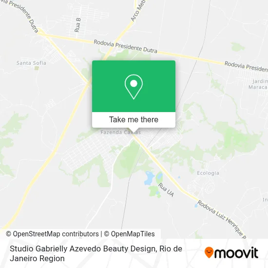 Studio Gabrielly Azevedo Beauty Design map