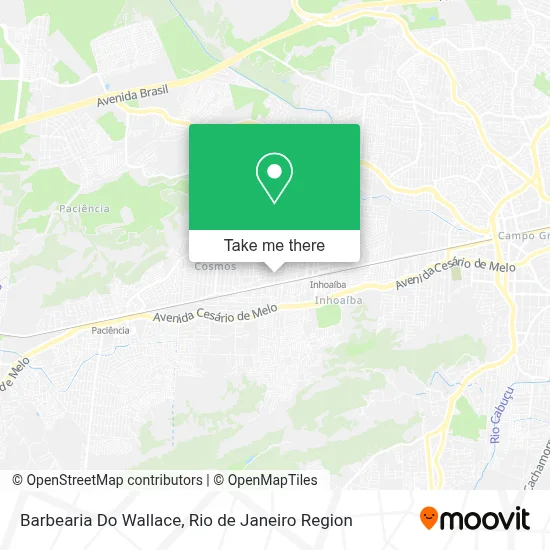 Barbearia Do Wallace map