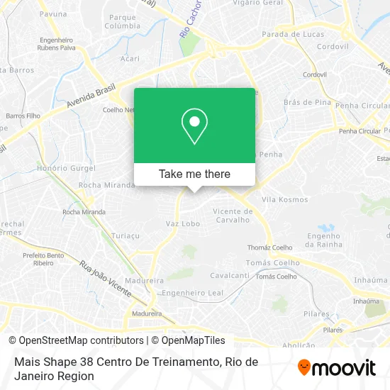 Mais Shape 38 Centro De Treinamento map