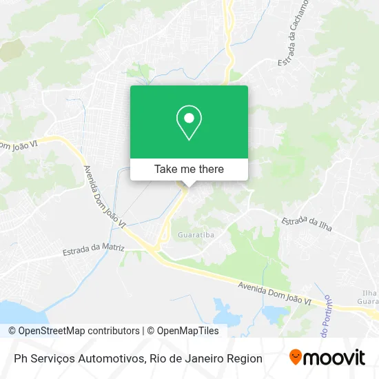 Ph Serviços Automotivos map