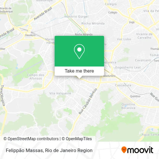 Felippão Massas map
