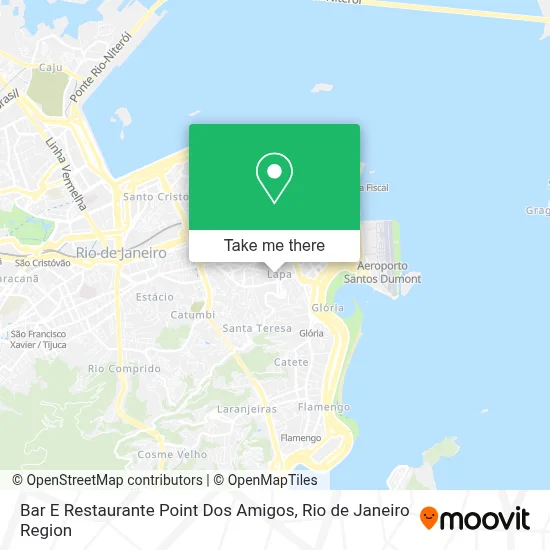 Bar E Restaurante Point Dos Amigos map