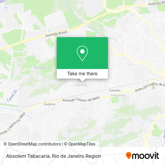 Absolem Tabacaria map