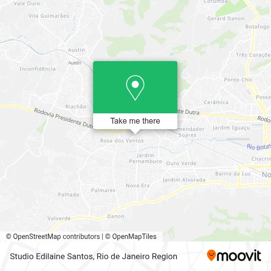 Studio  Edilaine Santos map