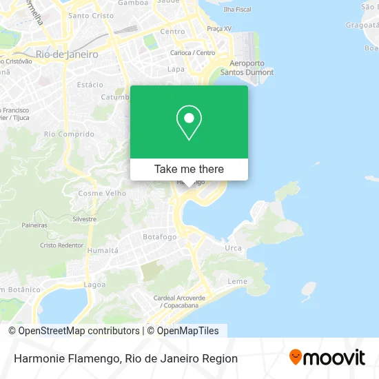 Harmonie Flamengo map