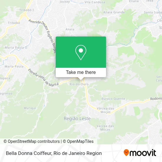 Bella Donna Coiffeur map