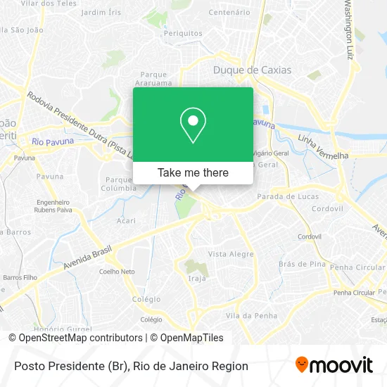 Posto Presidente (Br) map