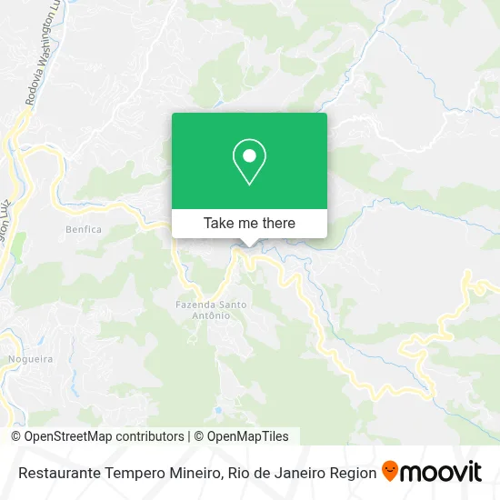 Restaurante Tempero Mineiro map