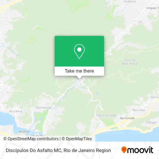 Discípulos Do Asfalto MC map