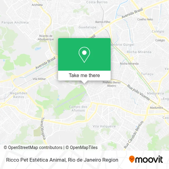 Ricco Pet Estética Animal map