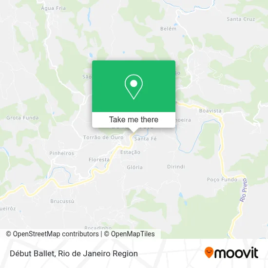 Début Ballet map