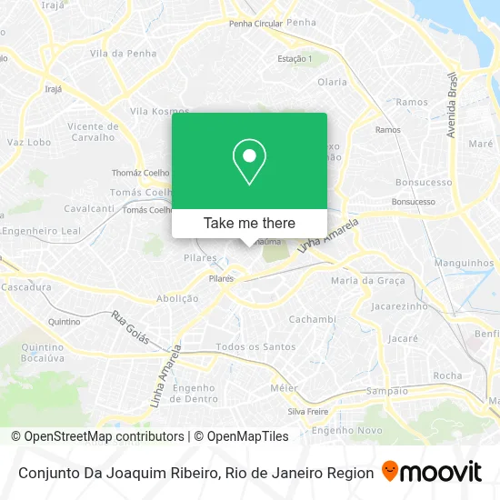 Conjunto Da Joaquim Ribeiro map