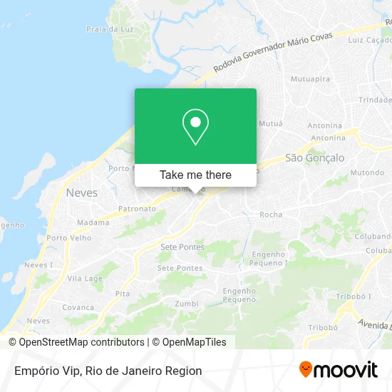 Empório Vip map