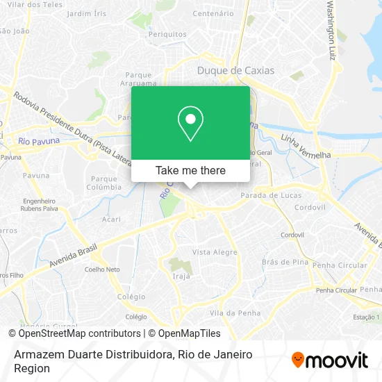 Armazem Duarte Distribuidora map