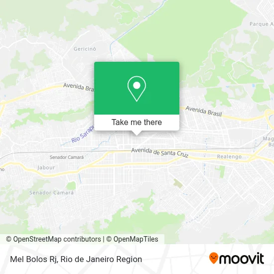Mel Bolos Rj map