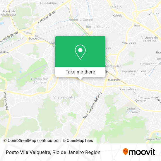 Posto Vila Valqueire map