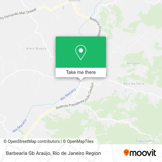 Barbearia Gb Araújo map