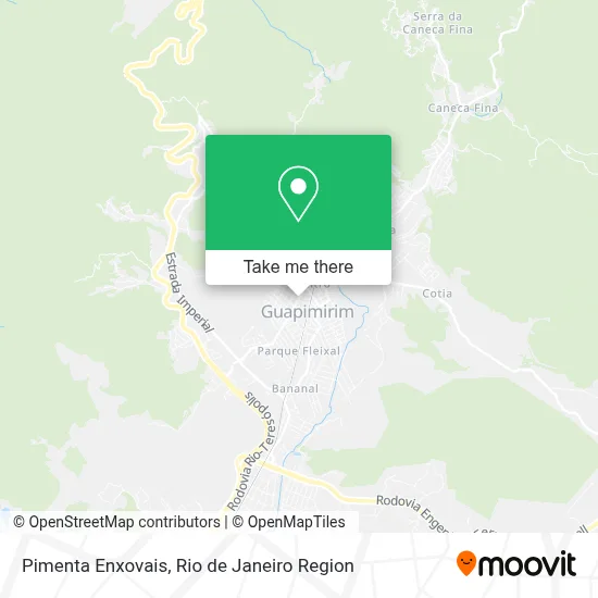 Pimenta Enxovais map